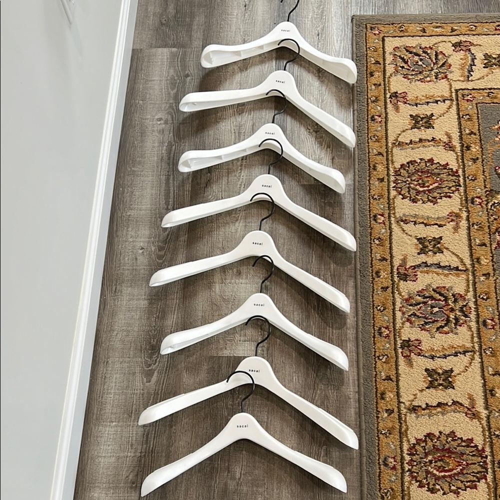 White Sacai Hangers Set